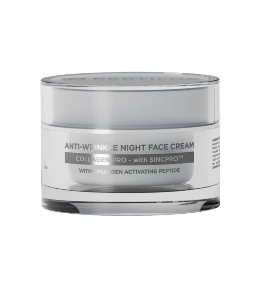 Peptilux - Crème de nuit visage anti-rides « Collagen Pro» avec SINCPRO™ - 50 ml